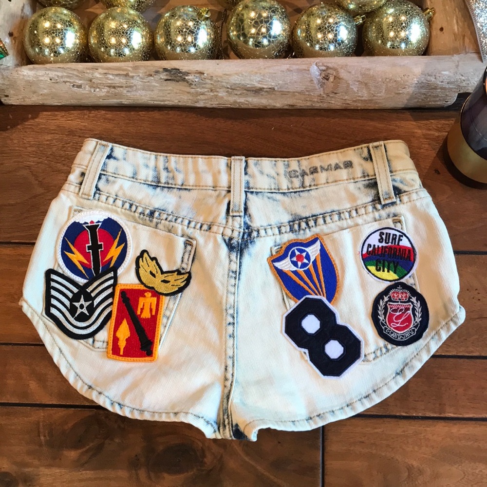 CARMAR Jean Shorts, Low Rise, Size 24